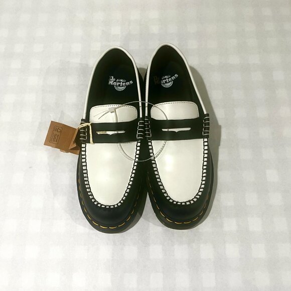 Dr Martin AirWair Penton 2 Tone Leather Loafer Unisex Shoes US Mens 9/Women’s 10 - Picture 2 of 7